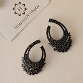 Aria Black Earrings